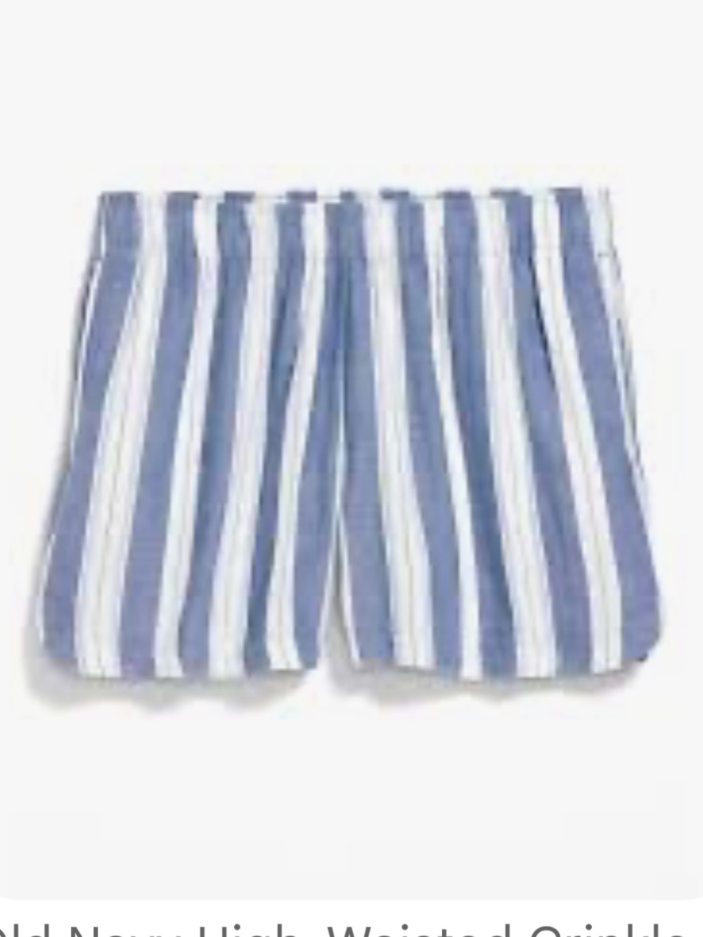 High-Waisted Crinkle Gauze Shorts -- 4-inch inseam